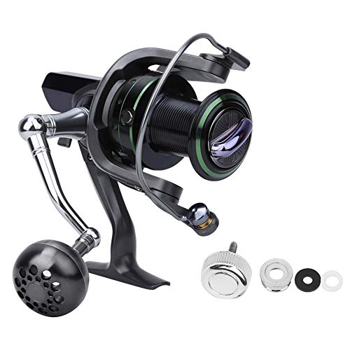 Neufday Saltwater Fishing Reel,All Metal Durable Long Shooting Saltwater Spinning Wheel Fishing Reel Accessory Tool(L6000)