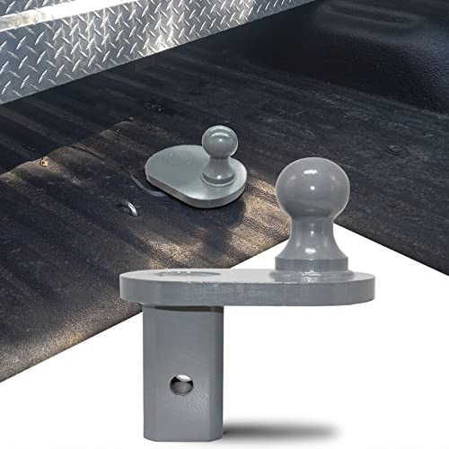 Gnxa4085 Gooseneck Ball Extender, Heavy Trailer Hitch For B&W Trailer Hitches Turnoverball Gooseneck Hitch Extender, 4 Inches Offset, 20000 Lbs Gtw/ 5000 Lbs Vtw, 2-5/16 Inch Diameter Ball #TOP3