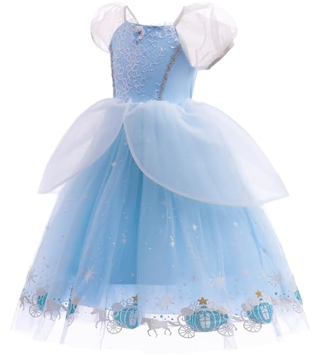 Disfraz de Princesa para Niñas 3-10 Años con Accesorios miniatura 4