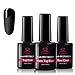 Makartt Matte Top Coat and High Gloss Top Gel Coat Base Coat Set - No Wipe top Coat, Gel Nail Polish Matte Shine Finish and Long Lasting, Soak Off UV LED Gel, 10ml Each Bottle P-47