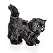 THE QUEEN'S TREASURES 18 Inch Doll Pets, Officially Licensed Little House On The Prairie Black Kitty Cat, Compatible with American Girl Dolls