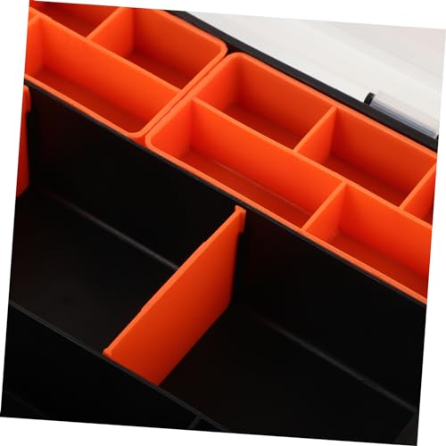 Boîte de rangement plastique compartimentée vis outils quincaillerie - 5