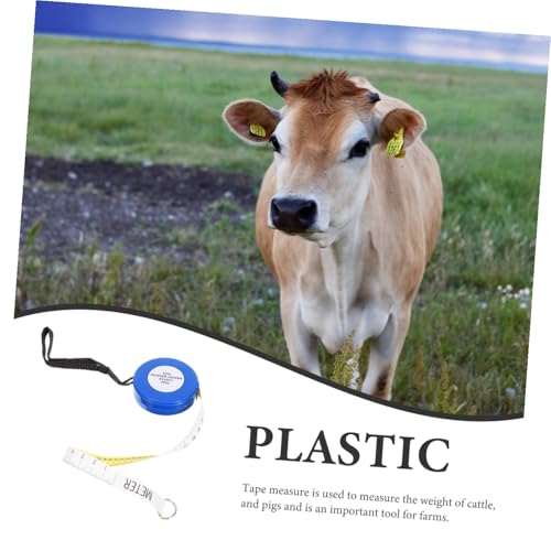 Cinta Métrica Flexible Azul 2.5m para Animales miniatura 3
