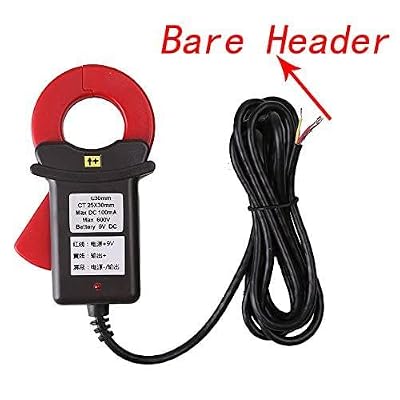 DC Current Sensor Meter Leakage Current Detection with Bare Header Max DC Range 100mA CT Size 25mm x 30mm