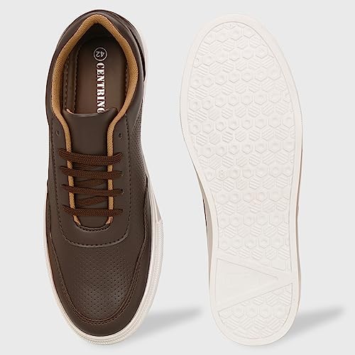 Image of Centrino Sneaker for Men | Shoes for Men Stylish Casual | Lightweight Lace-Up with Soft Cushioned Insole | Anti-Skid Sole | Breathable Comfortable Canvas Walking Shoes for Man | Mens Shoes (6314)