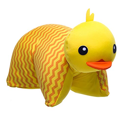 Almofada Naninha Patinho Joy, Kababy, Amarelo