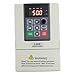 Variable Frequency Drive 2.2KW Single Phase 220V to Three Phase 380V Converter, AC Motor Speed Controller 5A Output with IPM IGBT Module Efficiency Cooling Design, Industrial VFD for CNC Machi