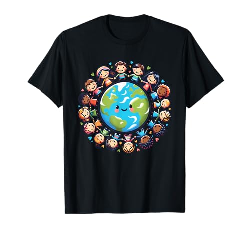 Happy Earth Day 2026 Cool Earth Day Children Kids Toddler T-Shirt