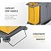 TUFFIOM Industrial Multifunctional Locking Hotel Cart, Commercial Traditional Cleaning Janitorial Room Service Housekeeping Cart, 51