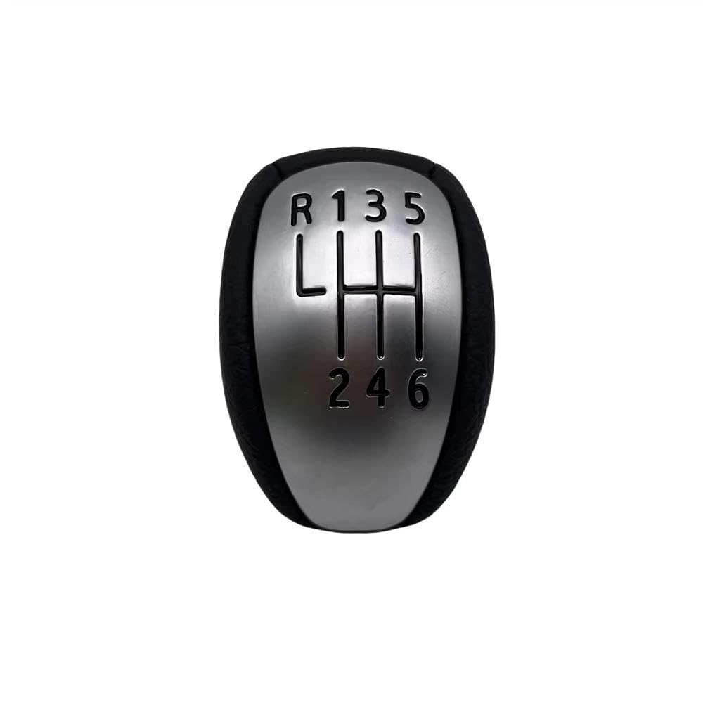 POANBCGY 6 Speed PU Leather Car Gear Shift Knob for Renault Laguna Mk3 2007-2014 Auto Parts