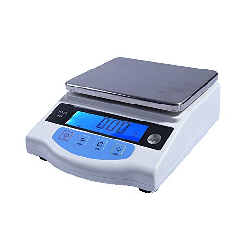 Pfeilzieher Báscula de Laboratorio de Alta precisión, balanza analítica Digital, balanza electrónica de conteo y pesaje, Ideal para joyería, Laboratorio, Industria y Negocios (1000 g/0,01 g)