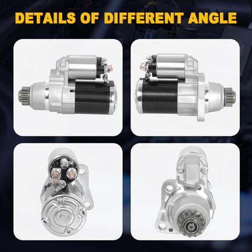 Motor de arranque para Nissan Rogue (2014-2020) y Altima (2013-2018), 2.5L L4 miniatura 4