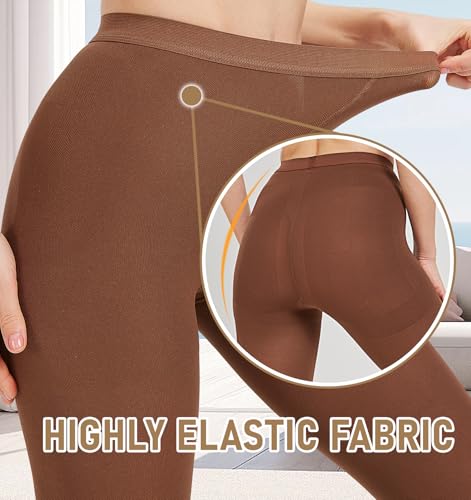 Image of NURCOM 15-20 mmHg Compression Pantyhose for Women & Men, Open Toe Medical Compression Stockings, Waist High Opaque Compression Tights, Graduated Support for Varicose Veins, Edema, DVT, Post Surgery