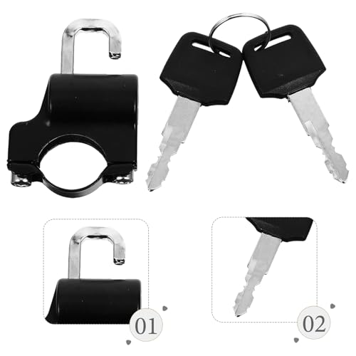 Candado de seguridad para manillar de motocicleta y fijación de scooters eléctricos 4