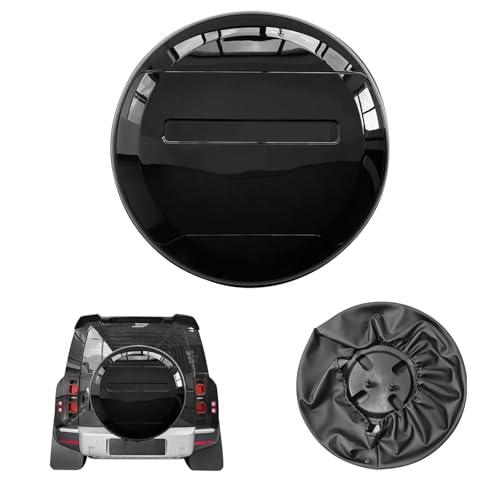 Image of Spare Tire Cover Compatible with Land Rover Defender 2020-2025 Wheel Cover for Defender 90 110 130 Stylish and Protective Accessory