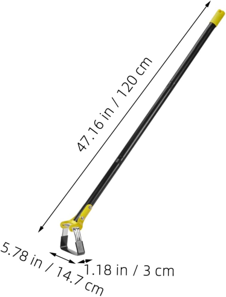SUPVOX Garden Hand Hoe Portable Soil Loosening Tool Durable Manganese Compact Design for Weeding Aeration and Planting Hiking Trips
