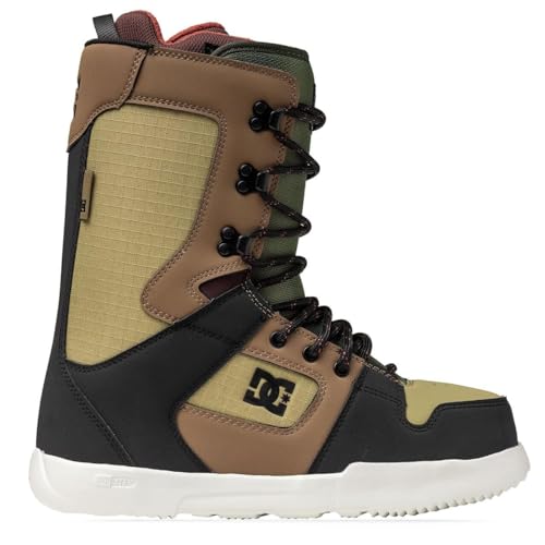DC Mens Phase Snowoard Boots. Brown/Brown/Green, 9.5 D