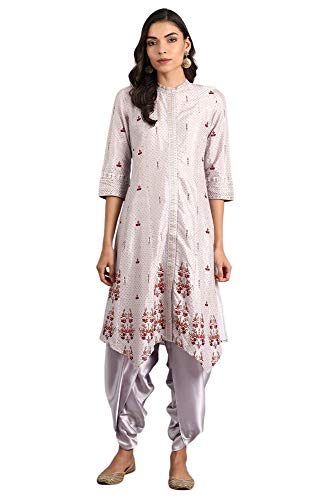 Image of W for Woman Women's Rayon Asymmetrical Hemline Kurta