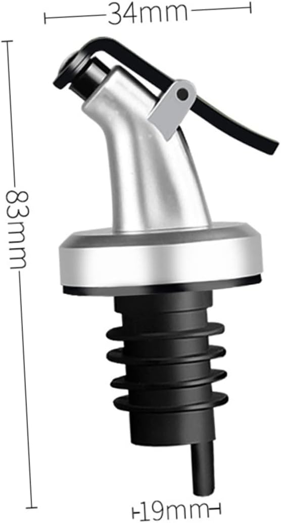 PRETYZOOM 4pcs Practical Wine Pourer and Oil Stopper Nozzle Spout for Easy Pouring of Liquids for Home and Professional Use Restaurants Bars and Cafes