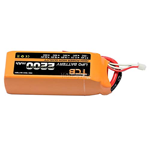 14.8V/4S 2200mAh 25C LiPO Batería T Plug para RC Modelo Avión FPV Drone Speed Boat Truck Buggy