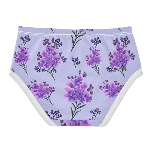 Fun Toddler Underwear Custom 2t Cotton Girl Panties Cute Delicate Purple Flowers Kids Undies Briefs2