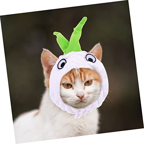 generic 4 Pçs Cocar Para Quente Alho Cabeça Térmica Chapéu De Gato Criativo Para Manter O Calor Capa