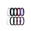 Pack C: Pure White, Charcoal Black, Midnight Teal, Cherry Red, Starry Galaxy