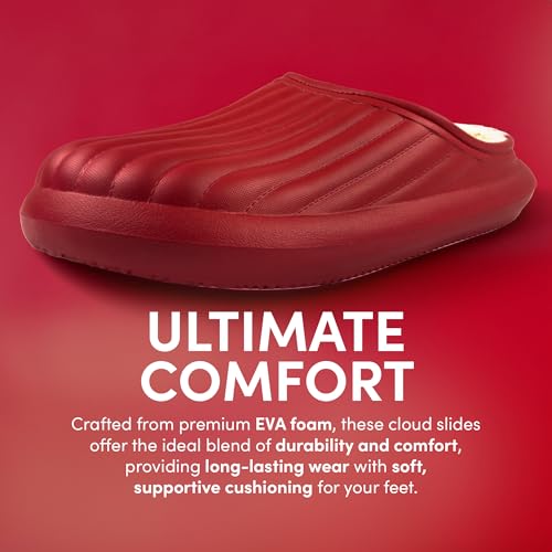 Ares Slippers - Flexible and Waterproof Eva Cloud Slippers, Non-Slip Comfy Pillow Sandals with Plush Lining3
