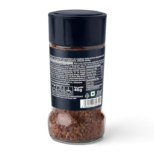 Image of DAVIDOFF fine Aroma Instant Coffee, 100% Arabica, Vivid & Spicy, Premium Coffee Granules 45g (Product Of Germany) By DECADENT (Fine Aroma)