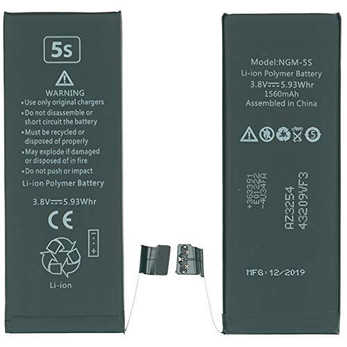 NG-Mobile Akku Batterie Battery 1560 mAh - Universal APN - 1 Jahr Garantie für Apple iPhone 5S