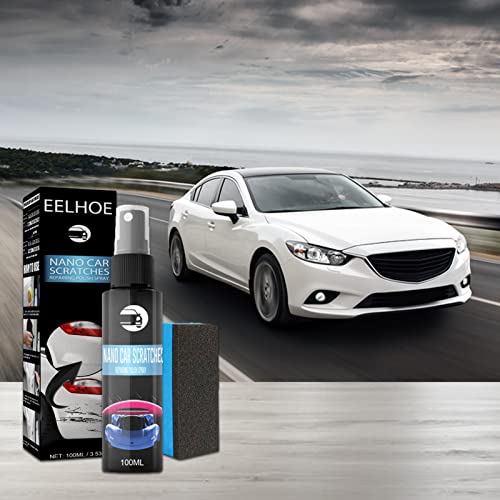 Spray de remoção de arranhões de carro - reparo de arranhões de pintura de carro, apagador de arranh