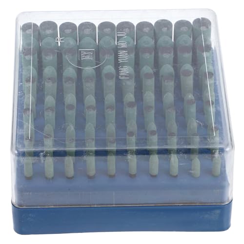 PRETYZOOM Ergonomic 100pc Sanding Head Kit Stainless Steel Grinding Stones Sanding Pad Polishing Wheel for Drill