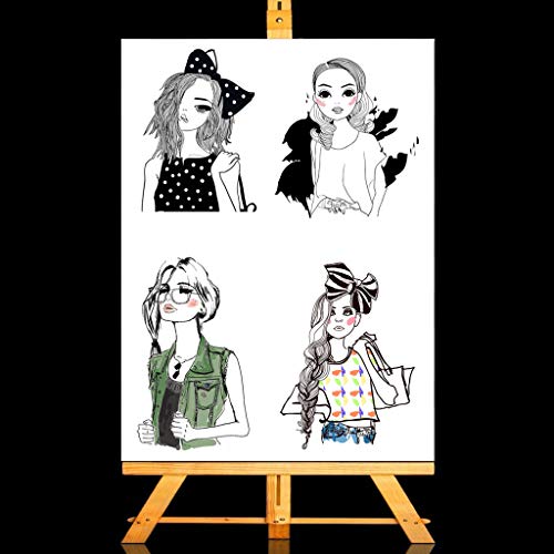 Uitndvyte Clear Stamp Fashion Girl Clear Silicone Stamp/Seal thumb #3
