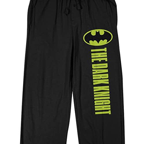 Bioworld Batman The Dark Knight Movie Logo Men's Black Drawstring Sleep Pants2