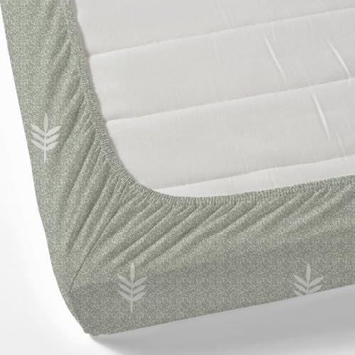 Image of Huesland by Ahmedabad Cotton 144 TC Cotton Elastic Fitted Bedsheet King Size with 2 Pillow Covers | 72 x 78 inches