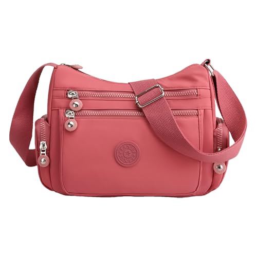 Genérico Bolso de Gran Capacidad | Bandolera de Nylon para Dama con Diseño Multibolsillos,Organizador Impermeable Con Múltiples Bolsillos Para Viajes, Escuela Y Actividades Exteriores Genérico Bolso de Gran Capacidad | Bandolera de Nylon para Dama con Diseño Multibolsillos,Organizador Impermeable Con Múltiples Bolsillos Para Viajes, Escuela Y Actividades Exteriores
