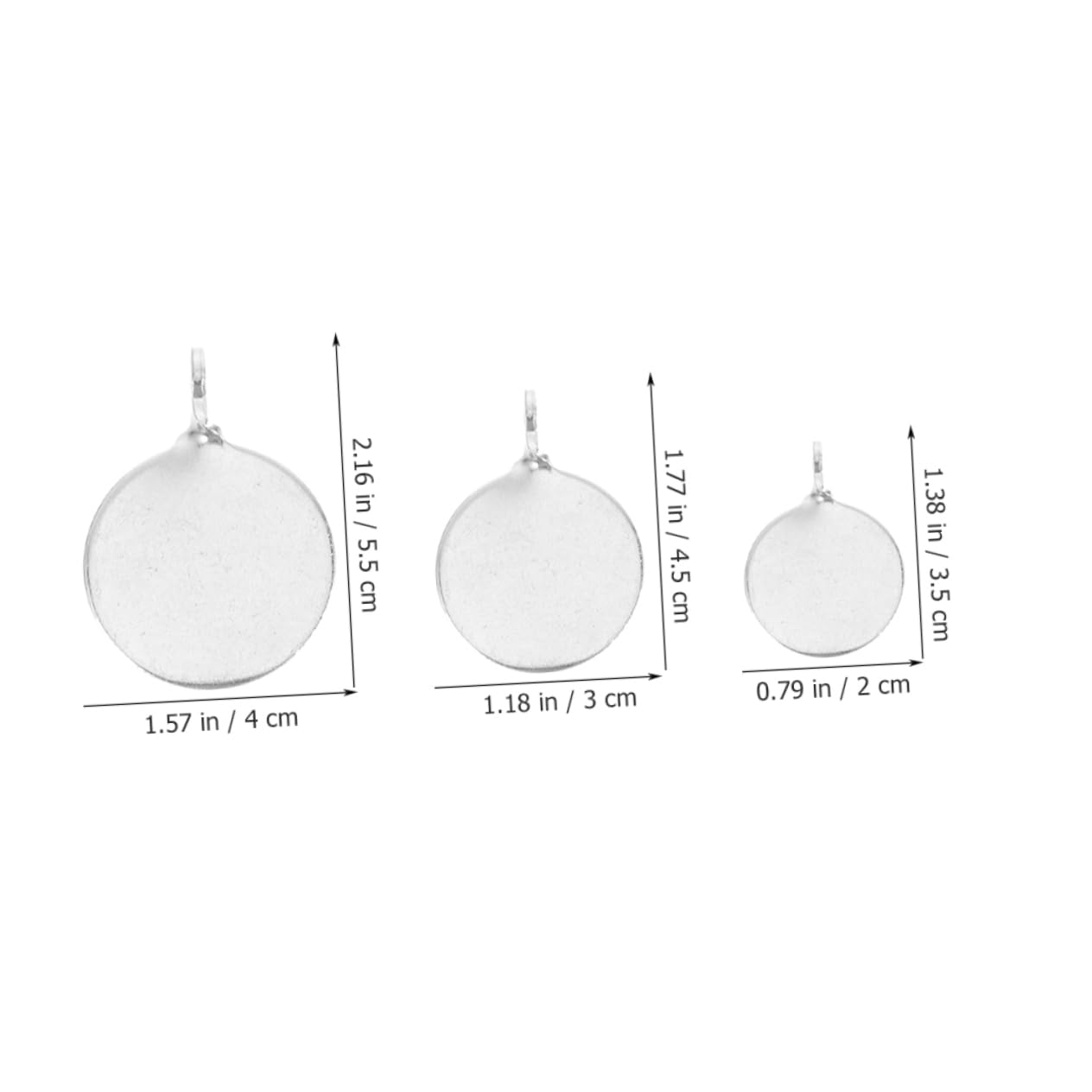 UKCOCO 9Pcs Hanging Metal Training Targets Durable Manganese Steel Game Precision Targets for Archery and Shooting Practice Lightweight and Easy to Store for Outdoor Use
