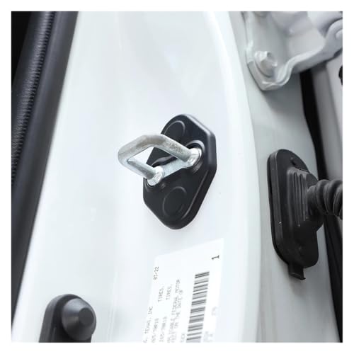 Cerradura de puerta con funda protectora ABS Cheya de 4 piezas 5