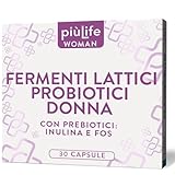 Probiotici Donna Flora Intima PiùLife – 26 Mld UFC con Lactobacillus crispatus, rhamnosus, reuteri – Specifici per Equilibrio Vaginale – Fermenti Lattici Donna con Prebiotici Inulina, FOS – 30 capsule
