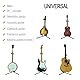 Rayzm Gitarrenständer mit Höhenverstellung, Metallbodenständer für akustische / elektrische / klassische Gitarre, Bass, Mandoline und Banjo