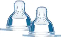 Bico Mamadeira MAM - número 2 - Fluxo Médio - Embalagem DUPLA