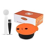 i Cafilas Refillable Coffee Capsules, Stainless Steel Coffee Pods Compatible with T'assimo Machines (60ML-Small)