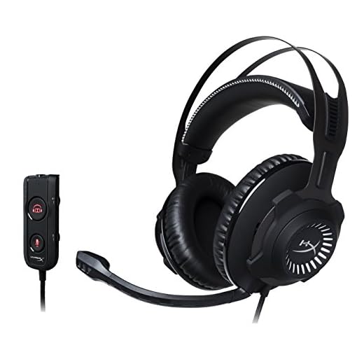 HyperX Cloud Revolver S Gaming Headset with Dolby 7.1 Surround Sound - Steel Frame - Signature Memory Foam, Premium Leatherette, for PC, PS4, PS4 PRO, Xbox One, Xbox One S (HX-HSCRS-GM/NA) (Renewed)