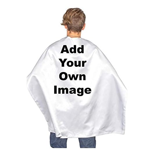 Personalized Add Your Own Image Custom Adult Sublimation Capes White