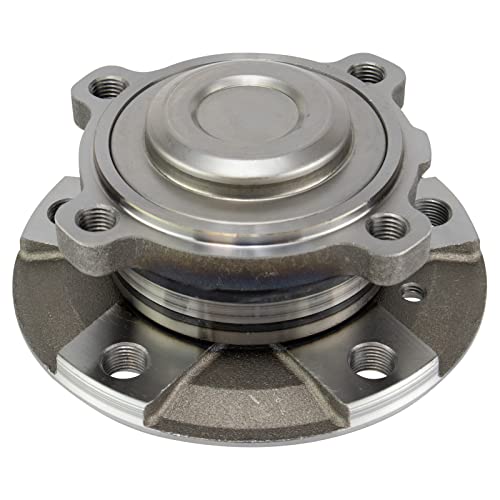 Image of TRQ Front Left and Right Wheel Bearing and Hub Assembly Set 2 Piece Compatible with 13-16 BMW 320i 328i 14-16 328d Front 12mm Mounting Bolts Models