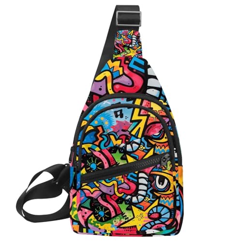 Sac à dos à bandoulière contre l'inconfort en course à pied et randonnée avec sac banane