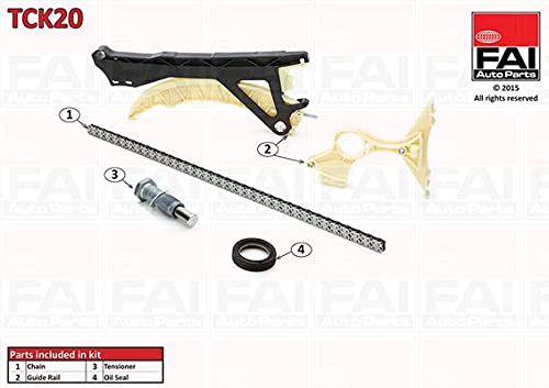 Kit chaîne tck20 anti bruit de claquement moteur avec pièces Fai