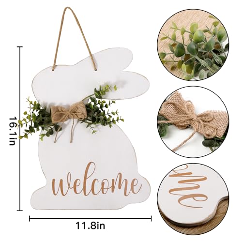 Easter-Decorations-Door-Hanger-1Pc-Rustic-Wooden-Easter-Bunny-Welcome-Sign-Egg-Hunt-Easter-Decor-Easter-Hanging-Door-Decorations-for-Wall-Home-Indoor-Outdoor-Spring-Decor-Supplies Easter Decorations Door Hanger 1Pc Rustic Wooden Easter Bunny Welcome Sign Egg Hunt Easter Decor Easter Hanging Door Decorations for Wall Home Indoor Outdoor Spring Decor Supplies