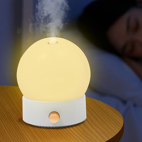 Difusor aromático eléctrico creativo blanco silencioso redondo miniatura 3
