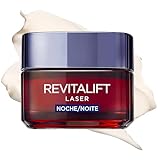 L'Oréal Paris Revitalift Láser Crema Noche Hidratante Anti-arrugas. Triple Acción y Multicorrección. Piel más firme y tonificada. Inspirado en Cosmética Coreana, 50 ml.